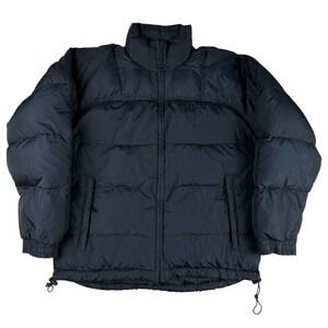 REI Goose Down Puffer Jacket Black Full Zip Women's Medium Winter Warm Snow Top